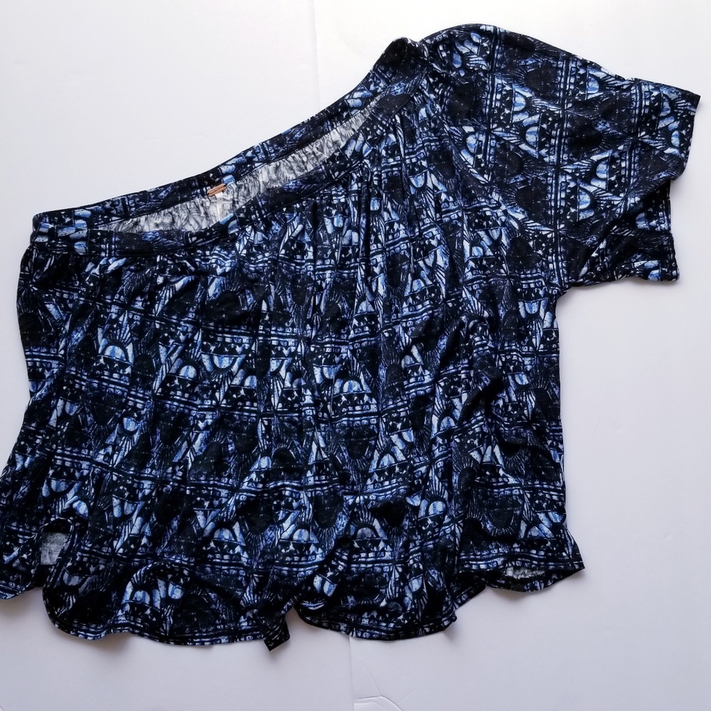 Free people oversized one shoulder top